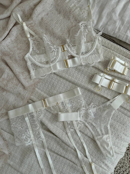 Fiora Secret White Tulip Balon Jartiyer Full Takım